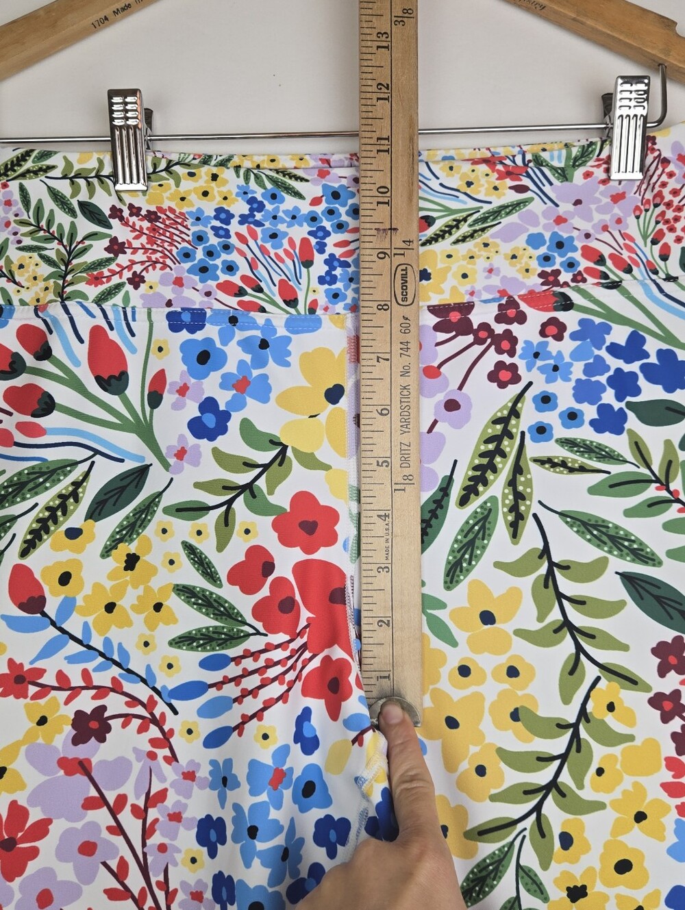 JESSIE ZHAO HIGH WAIST YOGA LEGGINGS IN BLOOMS Size XL. Read - Picture 9 of 11